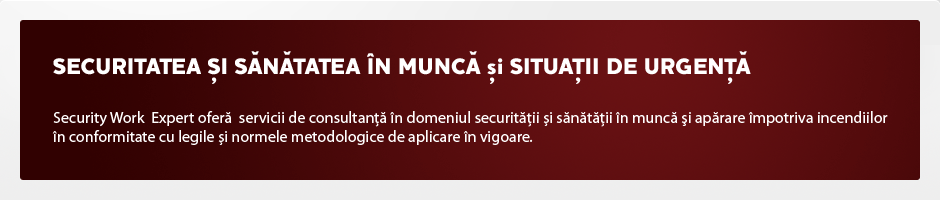 SECURITATEA, S�N�TATEA �n MUNC� �i PSI